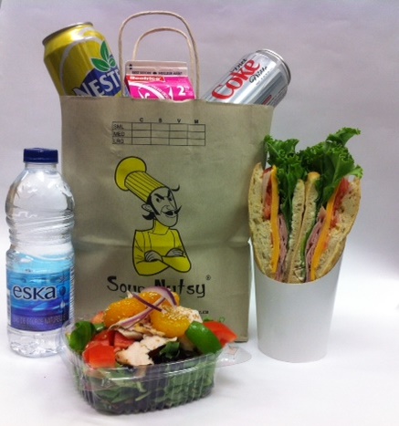 Soup Bag Salad & Sandwich Deal